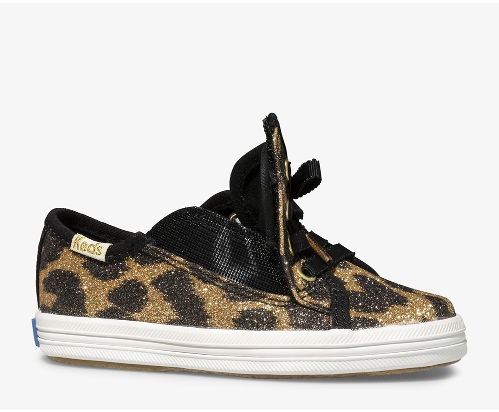 Tenis Keds Niña Leopardo - Kate Spade New York Kickstart Jr. Glitter Leopard - 5147-PSYRL